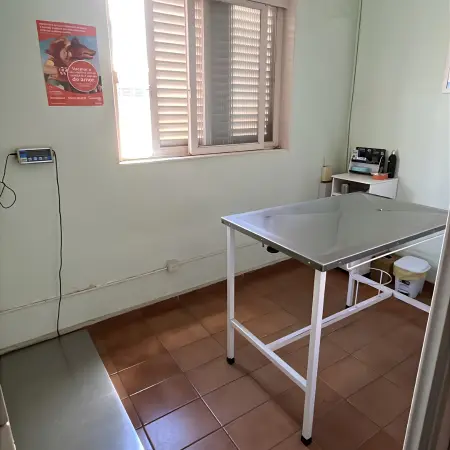 Espaço onde é feito a realização de exames